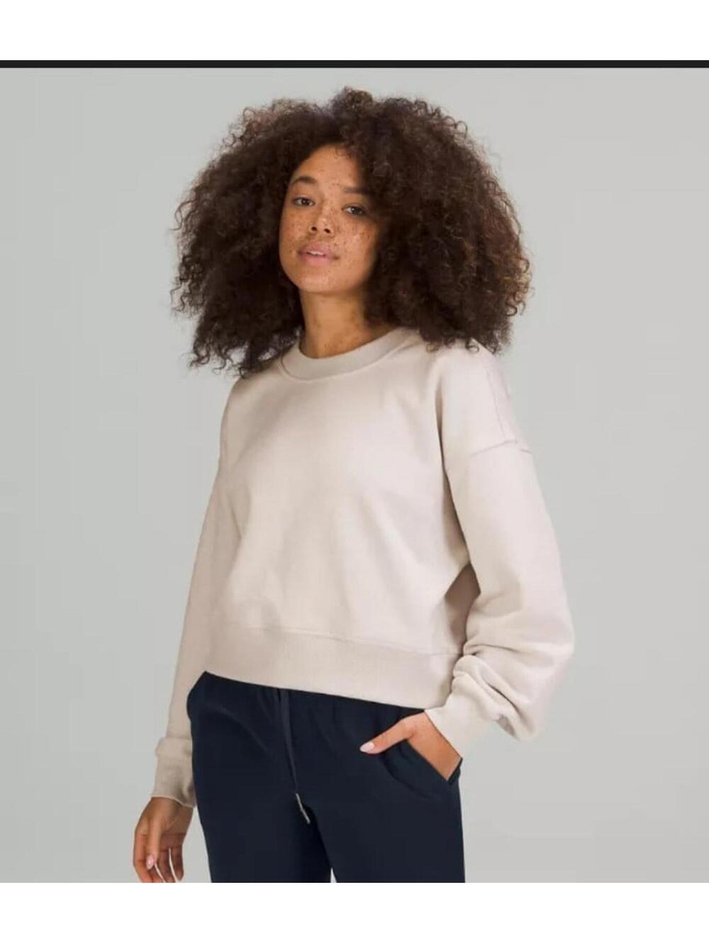 Lululemon Perfectly Oversized Cropped Crew (8)